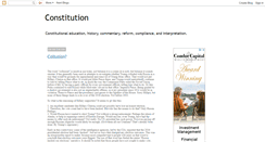 Desktop Screenshot of constitutionalism.blogspot.com