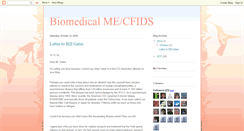Desktop Screenshot of biomedicalmecfs.blogspot.com