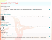 Tablet Screenshot of biomedicalmecfs.blogspot.com