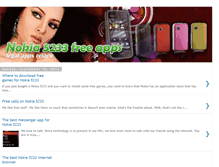 Tablet Screenshot of nokia5233freeapps.blogspot.com