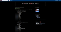 Desktop Screenshot of naudenbloodline.blogspot.com