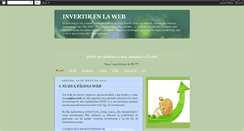 Desktop Screenshot of inviertenlaweb.blogspot.com