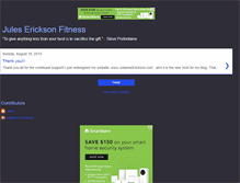 Tablet Screenshot of jules-erickson.blogspot.com
