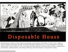 Tablet Screenshot of disposablehouse.blogspot.com