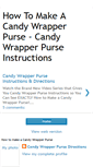 Mobile Screenshot of makeacandywrapperpurse.blogspot.com