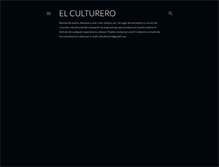 Tablet Screenshot of elculturero.blogspot.com