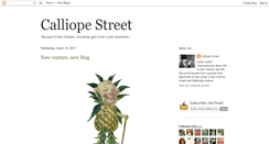 Desktop Screenshot of calliopestreet.blogspot.com