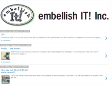 Tablet Screenshot of embellishonline.blogspot.com