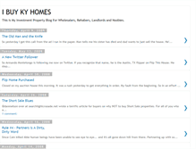 Tablet Screenshot of ibuykyhomes.blogspot.com