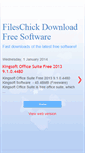 Mobile Screenshot of fileschick.blogspot.com