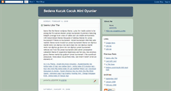 Desktop Screenshot of bedava-kucuk-cocuk-mini-oyunlar.blogspot.com