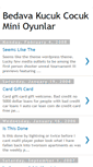 Mobile Screenshot of bedava-kucuk-cocuk-mini-oyunlar.blogspot.com