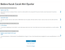Tablet Screenshot of bedava-kucuk-cocuk-mini-oyunlar.blogspot.com