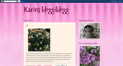 Desktop Screenshot of karinsbloggiblogg.blogspot.com