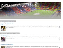 Tablet Screenshot of barcelonafcmania.blogspot.com