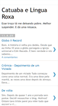 Mobile Screenshot of catuabaelinguaroxa.blogspot.com