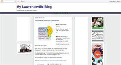 Desktop Screenshot of mylawrencevilleblog.blogspot.com