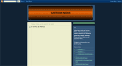 Desktop Screenshot of cartoonicks.blogspot.com