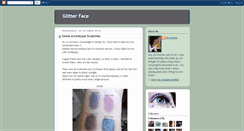 Desktop Screenshot of glitter-face.blogspot.com
