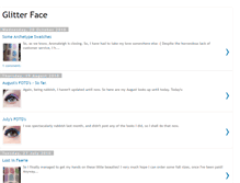 Tablet Screenshot of glitter-face.blogspot.com