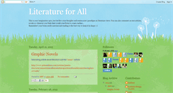 Desktop Screenshot of literatureforall-mrv.blogspot.com