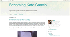 Desktop Screenshot of katecancio.blogspot.com