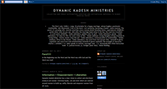 Desktop Screenshot of dynamickadeshministriesblog.blogspot.com