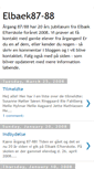 Mobile Screenshot of elbaek87-88.blogspot.com
