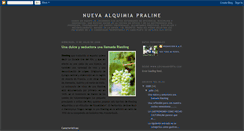 Desktop Screenshot of nuevaalquimiapraline.blogspot.com
