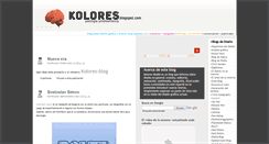 Desktop Screenshot of kolores.blogspot.com