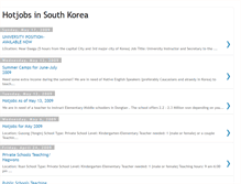 Tablet Screenshot of hotjobsinkorea.blogspot.com