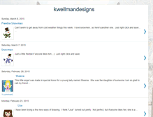 Tablet Screenshot of kwellmandesigns.blogspot.com