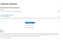 Tablet Screenshot of iincomes.blogspot.com