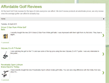 Tablet Screenshot of affordablegolfreviews.blogspot.com