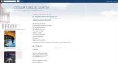 Desktop Screenshot of cuerpodelsilencio.blogspot.com