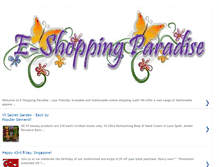 Tablet Screenshot of eshoppingparadise.blogspot.com