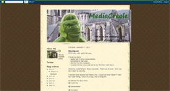 Desktop Screenshot of mediacreole.blogspot.com