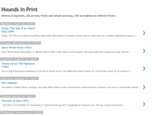 Tablet Screenshot of houndsinprint.blogspot.com
