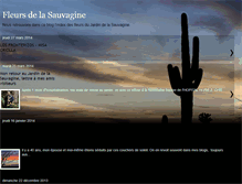 Tablet Screenshot of fleursdelasauvagine.blogspot.com