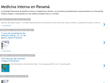 Tablet Screenshot of medicinainternapanama.blogspot.com