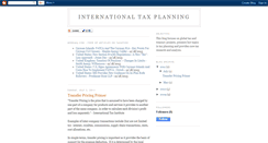 Desktop Screenshot of globaltaxplanning.blogspot.com