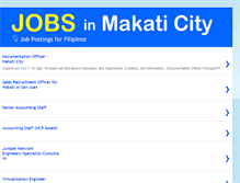 Tablet Screenshot of jobsinmakaticity.blogspot.com