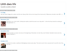 Tablet Screenshot of lilithsarah.blogspot.com