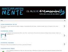 Tablet Screenshot of ininterrumpidamente.blogspot.com