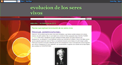 Desktop Screenshot of biologiaevolution1.blogspot.com