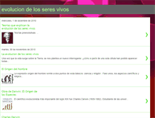 Tablet Screenshot of biologiaevolution1.blogspot.com