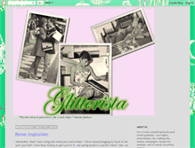 Tablet Screenshot of glitterista.blogspot.com