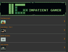 Tablet Screenshot of impatient-gamer.blogspot.com