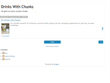 Tablet Screenshot of drinkswithchunks.blogspot.com