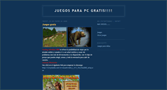 Desktop Screenshot of juegoxparapc.blogspot.com